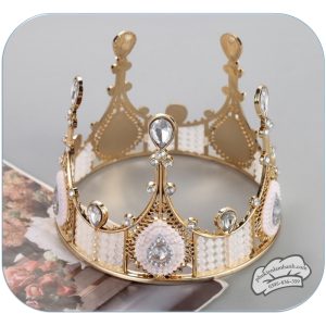 Vương miện hoàng tử to nhựa (13 x 11cm) - Cái