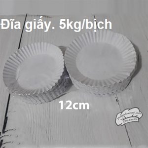 Đĩa giấy bát đại 450-500 cái - 0.5Kg/Gói
