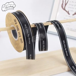 Ruy băng ALWAYS 2.5cm x 43m Đen - Cuộn