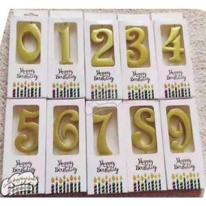 Alternative view of Nến số 2 Cao cấp (1 số/vỉ) - Vỉ