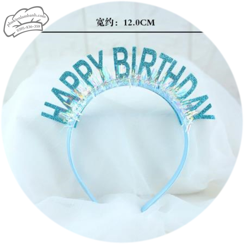 Bờm happy nhũ xanh - Cái