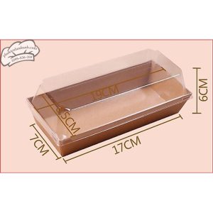 Hộp Sanwich Hình chữ nhật nâu - 50 Cái