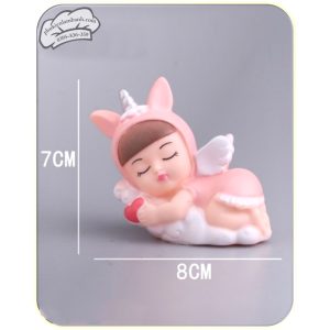 Em bé thiên sứ ngủ hồng - Con