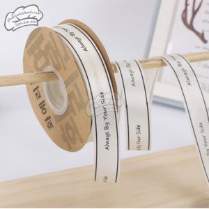 Ruy băng ALWAYS 2.5cm x 43m Trắng - Cuộn