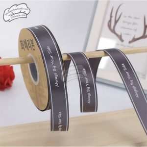 Ruy băng ALWAYS 2.5cm x 43m Xám - Cuộn