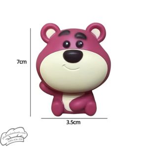 Gấu dâu ngồi cười mỉm NÂU - Con