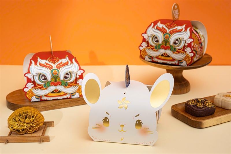 Hộp bánh trung thu 1 bánh Thỏ - 10 Cái - Ảnh 2