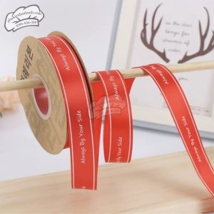 Ruy băng ALWAYS 2.5cm x 43m Đỏ tươi - Cuộn