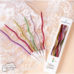 Nến sóng dài NHŨ nhiều màu - Vỉ