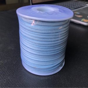 Ruy băng da lộn 50yar màu Xanh Da Trời - Cuộn