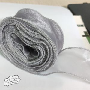 Ruy băng voan 4cm x 9m Xám - Cuộn