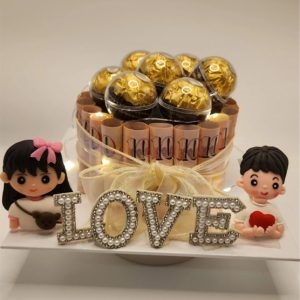 Que cắm chữ Love trắng - Set - Ảnh 4