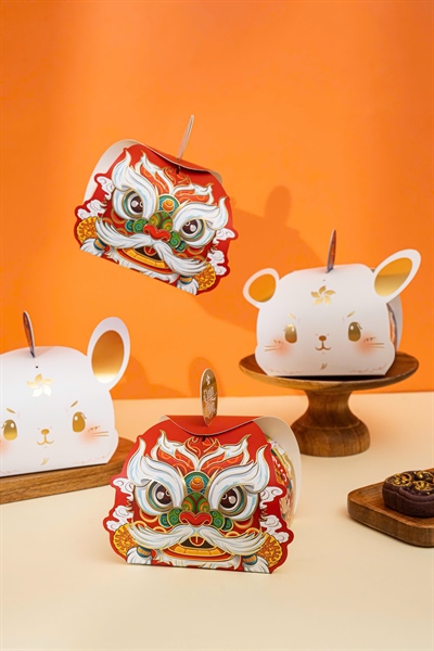 Hộp bánh trung thu 1 bánh Thỏ - 10 Cái - Ảnh 4