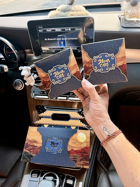 Hộp bánh trung thu - 2 bánh Duật Vân Ẩn - Cam - 10 Cái - Ảnh 4
