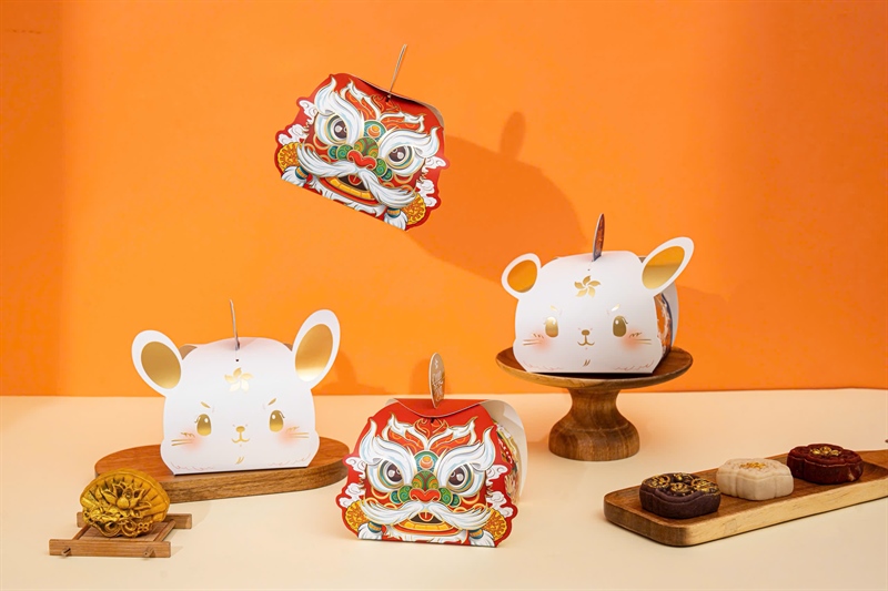 Hộp bánh trung thu 1 bánh Thỏ - 10 Cái - Ảnh 3