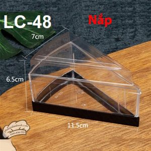 Nắp cốc PS LC48 tam giác nhựa cứng - 10 Cái