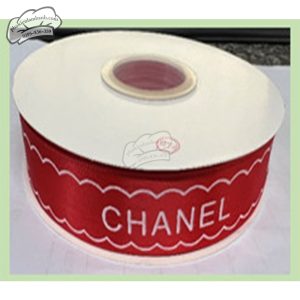 Ruy băng CHANEL 2.5cm x 43m Đỏ tươi - Cuộn