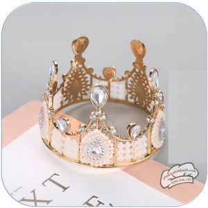 Vương miện hoàng tử nhỏ nhựa (11 x 7.8cm) - Cái