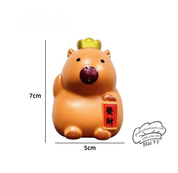 Capybara đội thỏi Vàng