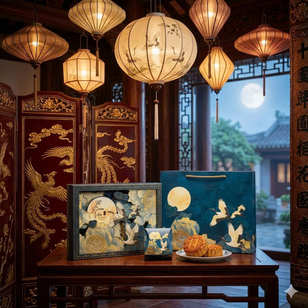 Trung thu Kim Nguyệt đoàn Viên - 4b 1T Xanh - 10 Cái