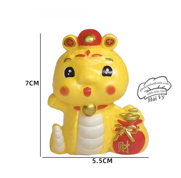 Rắn 4 cầm túi tiền vàng