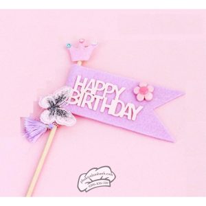Cờ HPBD vương miện tím - Set