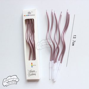 Nến sóng dài NHŨ hồng - Vỉ
