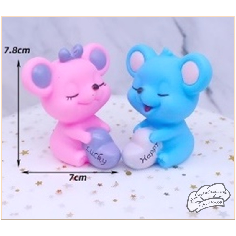 Đôi chuột xanh hồng - Đôi