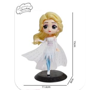Tượng elsa nhẹ váy trắng - Con