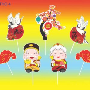 Sét cắm Ông bà thọ 4 - Set