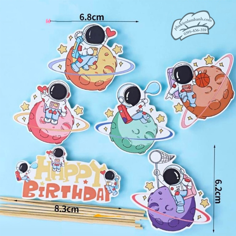 5 phi hành gia và hành tinh - Set
