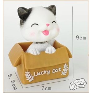 Mèo lucky nhắm mắt - Con