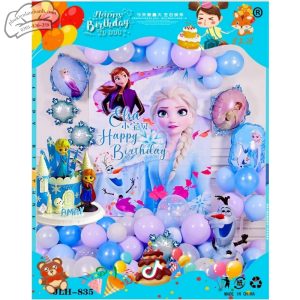 Bóng chữ phông nền Elsa - người tuyết - JLH-835 - Bộ