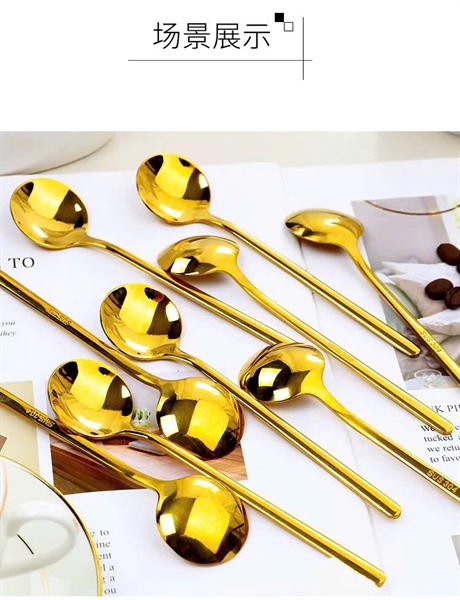 Thìa inox mạ vàng - cái