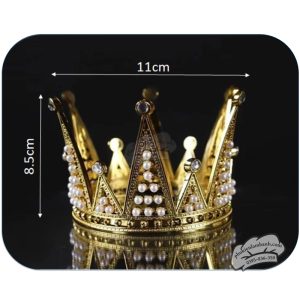 Vương miện nữ hoàng nhựa vàng - Cái