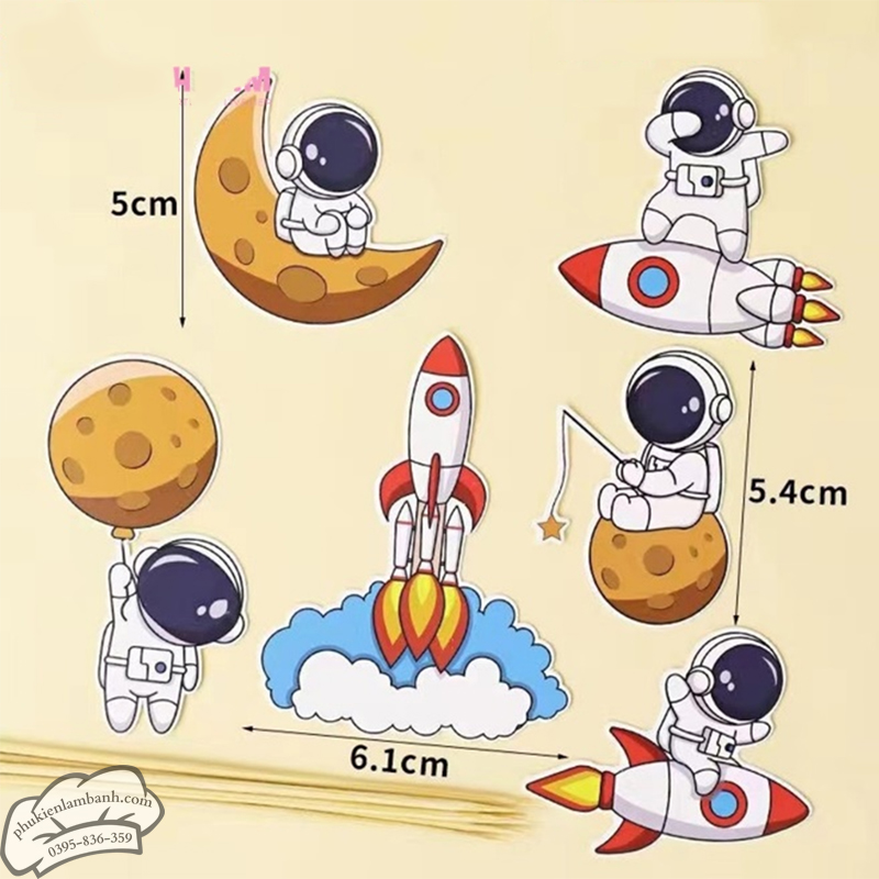 5 phi hành gia và tên lửa - Set