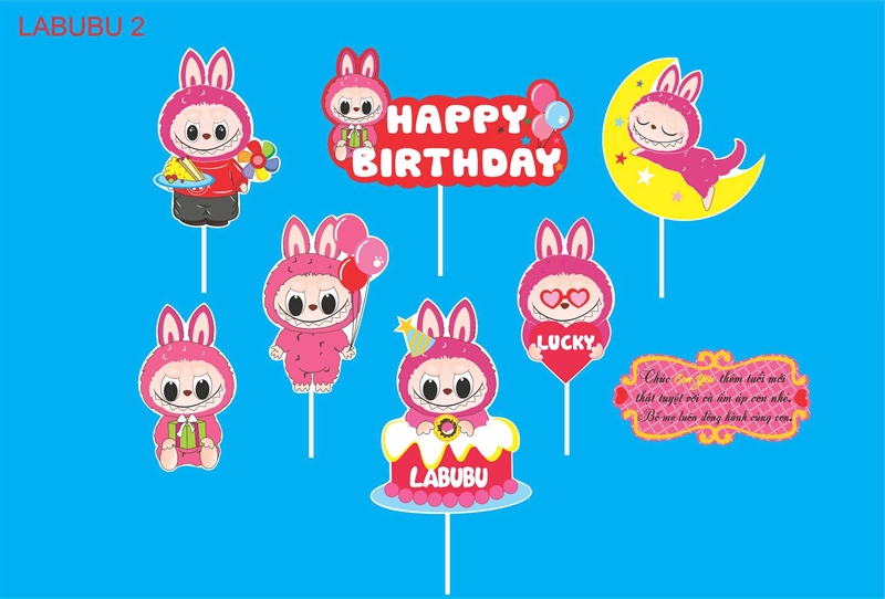 Set giấy VN Labubu-2 - Set