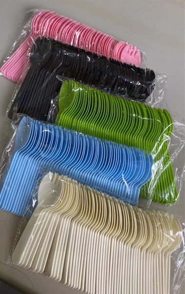 Thìa xanh Dương 50 cái - Set - Ảnh 2