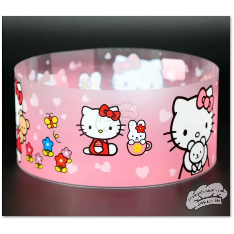Quấn thành bánh meka Kitty - Cuộn