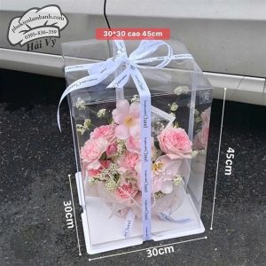 30x30x45cm Hộp mica 3CT 4 tầng - 3105 - 5 Cái