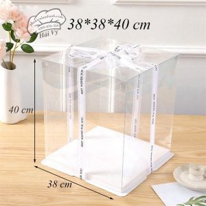38x38x40 cm Hộp mica 3CT 3 tầng - 3145 - 5 Cái