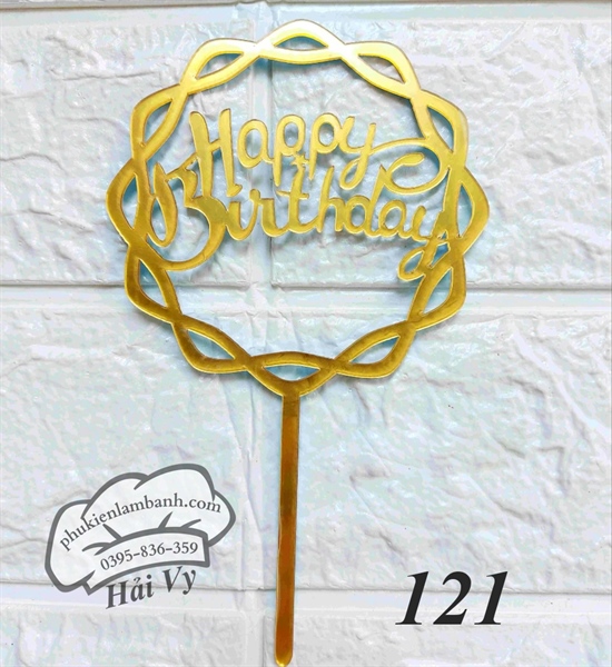 Thẻ cắm mica 10 cái HPBD 2 xoắn Vàng - Gói