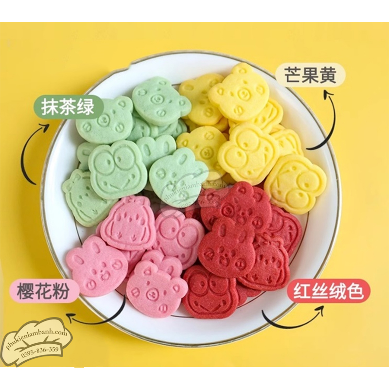 Bánh quy hình các con vật 180gr/gói - Gói