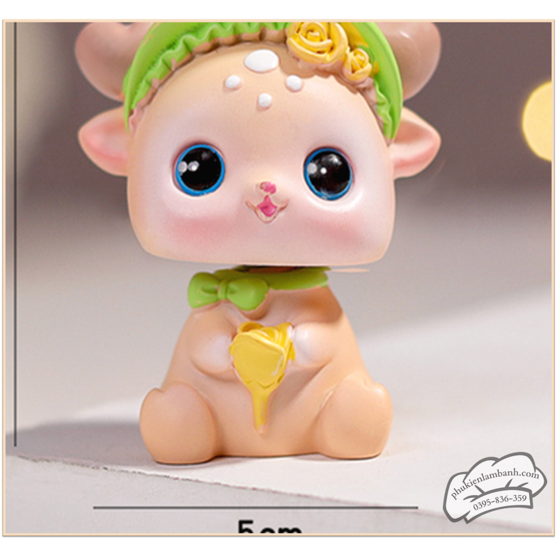 Hươu đội mũ xanh - Con