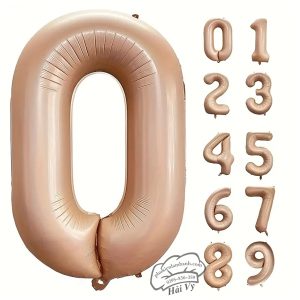 Bóng số nâu số 0 (32 inch-70cm ) - 5 Cái