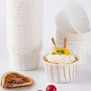 Cupcake giấy 5040 màu trắng 50 cái - Dây