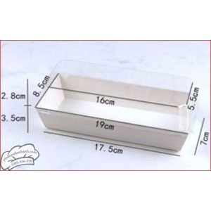 Hộp sanwich chữ nhật trắng - 50 Cái
