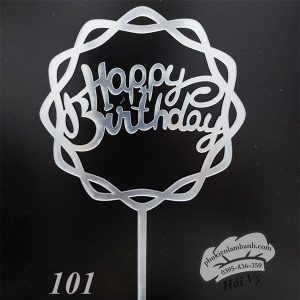 Thẻ cắm mica 10 cái HPBD 2 xoắn Bạc - Gói