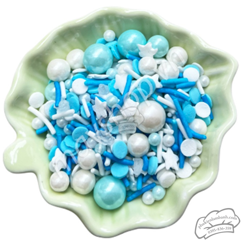 Kẹo cốm xanh trắng (500g) - Gói
