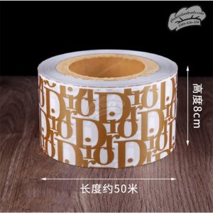 Quấn thành bánh meka DIOR vàng - Cuộn